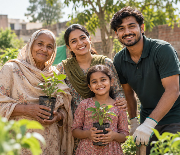 Care and community illustration
